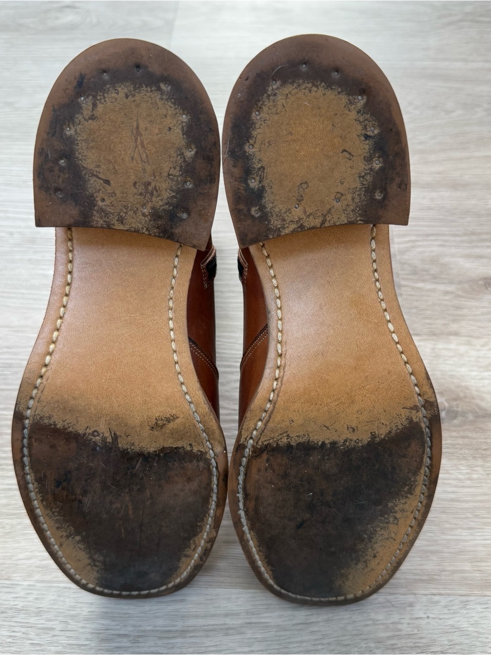 Vintage 70s Levi’s Chunky Campus Ankle Zip Boots Mens 8.5 | 9.5 Women’s USA Made - Picture 9 of 16